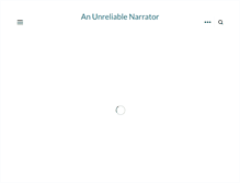 Tablet Screenshot of anunreliablenarrator.com